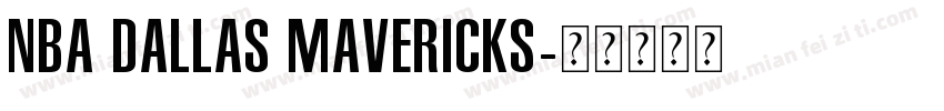 nba dallas mavericks字体转换
